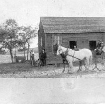 Country House with Horse and Buggy