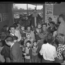 Group of children at a Christmas party