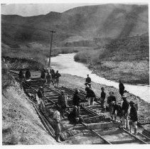 Curving Iron at Ten Mile Canyon, Nevada