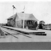 "Sacramento Northern Electric Train Station"