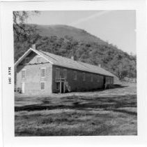 View of Fort Tejon, a military post in Kern County. Landmark #129