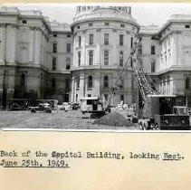 Excavation for extension of Capitol