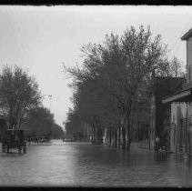 Flooded street scene