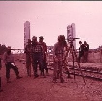 Old Sacramento. View of the Central Pacific Railroad Depot site before reconstruction