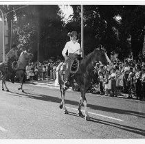 Pony Express Parade down K Street during the "re-run" of the Pony Express