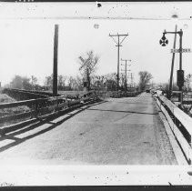 The old mile tressel which ran between the American River and North Sacramento.. Picture taken about 1920... Looking towards Sacramento