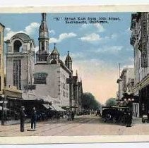 K Street looking east from 10th Street, Sacramento, California