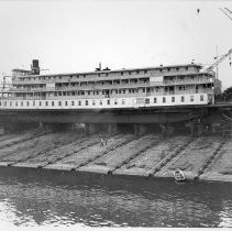 Steamer in Drydock