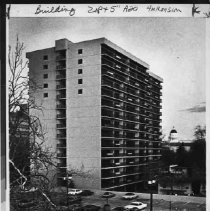 Gov. George Deukmejian's new apartment is in the Bridgeway Towers
