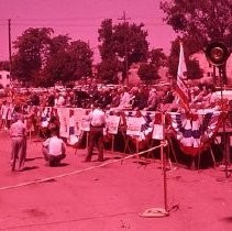 View of the groundbreaking ceremonies for the Federal Building in Sacramento