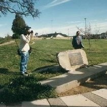 Walerga Park Plaque Dedication: Toko Fujii and Cameraman