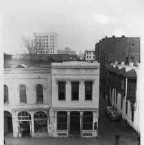 Street scene view of Second Street