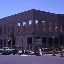 Old Sacramento. Old Sacramento. View of the Democratic State Journal building on Second Street