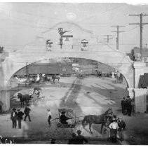 Tokay Arch. Lodi, California