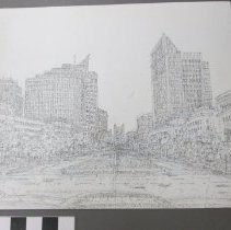 K Street looking west toward Tower Bridge