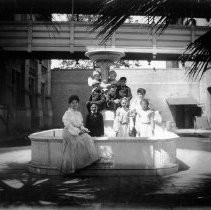 Group in Fountain