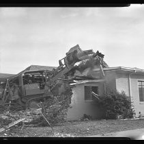 Demolition of Sacramento County Coroner's Office building on 4330 V Street