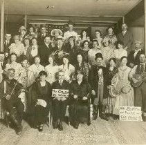 Velma Resser Tougaw at a Days of '49 party