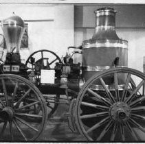 "Old Betsy," a vintage steam fire engine