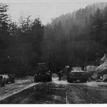 Rock Slide on Highway 50