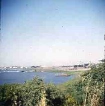 Slides of California Historical Sites. Four master [ship] near Martinez, Calif