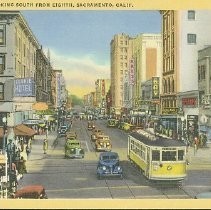 K Street looking south from Eighth, Sacramento, California