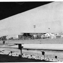 View of Cal Expo's rodeo ground at the new state fair grounds site