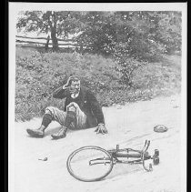 Man fallen from bike