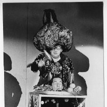 View of the "Milo and Rogers" performing at the California State Fair. This was the last fair held at the old fair grounds