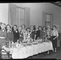 A group of women at a tea