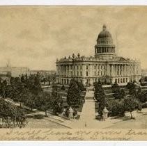 View of California's State Capitol building and grounds