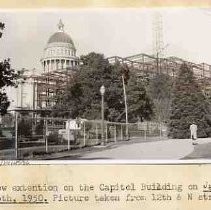 Capitol extension under construction