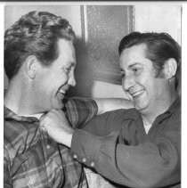 Brothers Frank Johnson, left, and John Hart