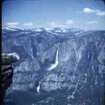 Slides of California Historical Sites. Yosemite Valley from Glacier Point