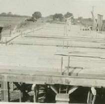 Grizzly Slough Bridge construction