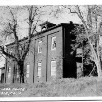 "Old School House, Columbia, Calif." postcard