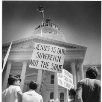 Church-state protest