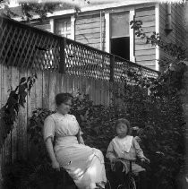 Portrait of a woman with child