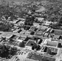 Aerial View of Gridley, CA in 1947