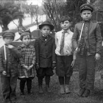 Portrait of five children