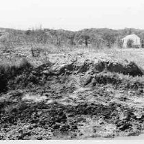 Photographs of landscape of Bolinas Bay. Bolinas Lagoon, house in background