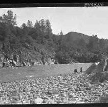 An unidentified mountain river