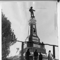 Photograph of the James W. Marshall State Historic Monument in the Marshall State Historic Park