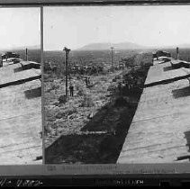 Telegraph installation on the Humboldlt Desert