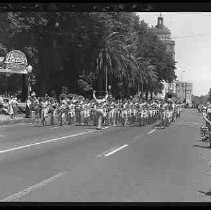 Marching band in a parade