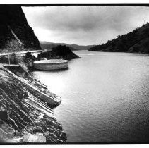Morning Glory Hole spillway located behind the Monticello Dam