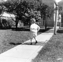 Young child outdoors