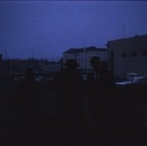 View of the condition of buildings in the redevelopment district