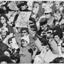 Fans in the Stands at the Pig Bowl