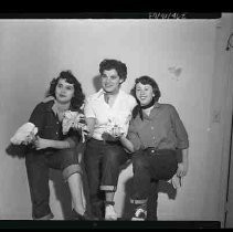 Three women in jeans